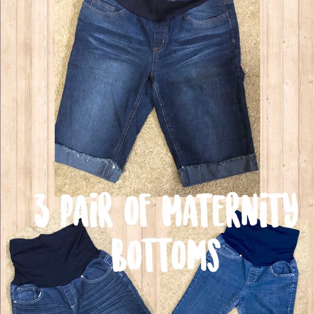 3 Pair of Maternity Bottoms